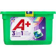 A+ Vaskepuder 3i1 pods 12 stk. A+ Vaskepuder 3i1 pods 12 stk.