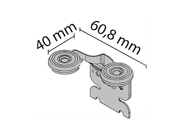Svalk topstyr fjederbelastet