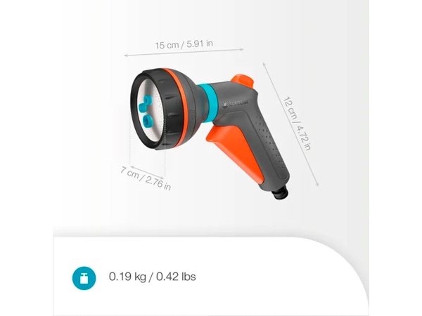 Gardena Classic brusepistol. Produkt vises