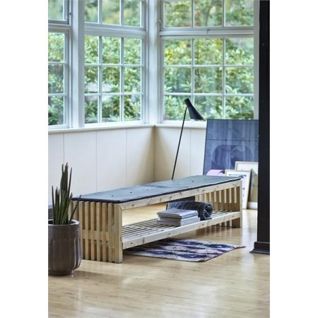 Plus rustik trallebænk design