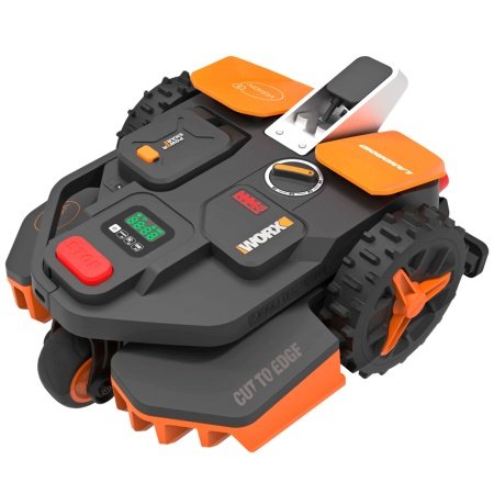 Worx WR202E Landroid Vision M250 Worx WR202E Landroid Vision M250 robotplæneklipper er en effektiv løsning med avanceret teknologi til græsarealer på op til 250 m². Billedet viser produktet bagfra