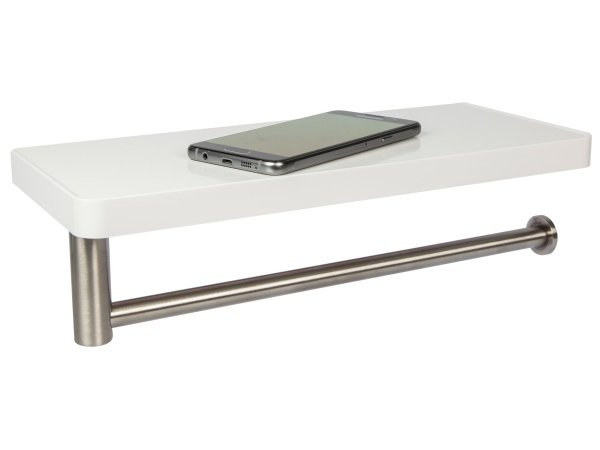 New Concept hylde hvid/stål