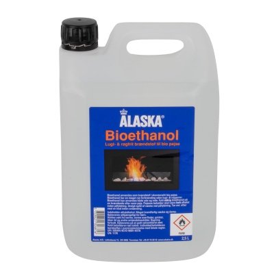 2,5 liter Alaska Bioethanol brændstof 10-4.dk brændstof til biopejse og bioovne