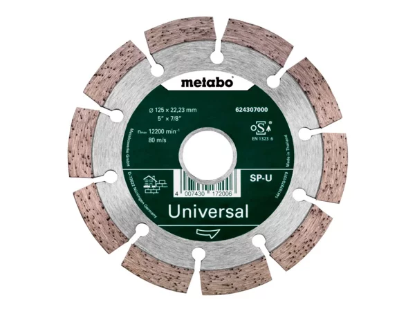 Metabo diamantskæreskive Metabo diamantskæreskive, produkt set forfra