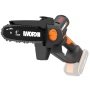 Worx beskærersaks. Produkt vises forfra