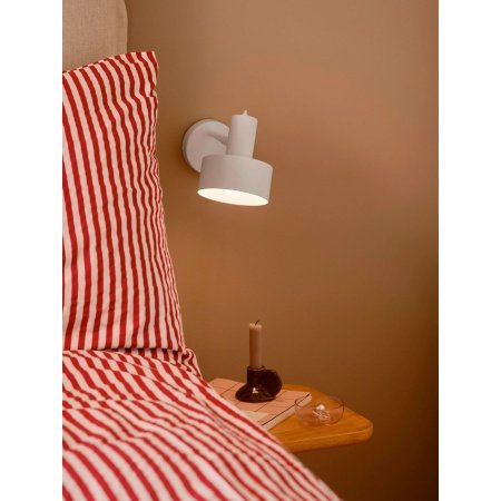 Nordlux Matis væglampe Hvid. Billedet viser produktet med hvid baggrund.