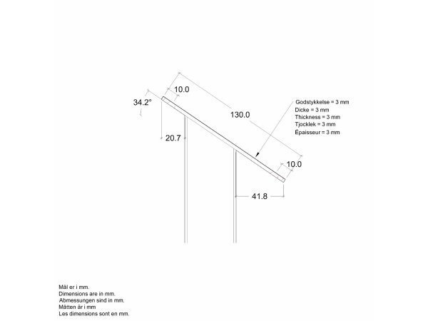 Plus stålstolpe m/fod