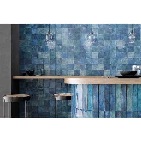 Assisi Glossy fliser fra Pecasa i blå