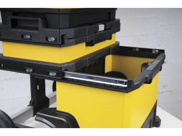 Stanley værkstedsvogn gul/sort