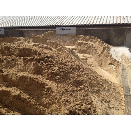 M.M. flisesand 0 - 4mm i 1000 kg/bigbag