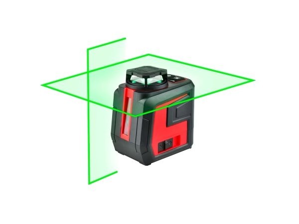 Beiter krydslaser (grøn), produkt med tilbehør