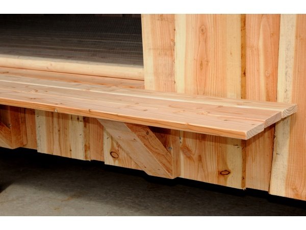 Bænk til shelter model