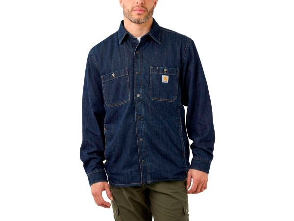 Carhartt denimskjorte med for