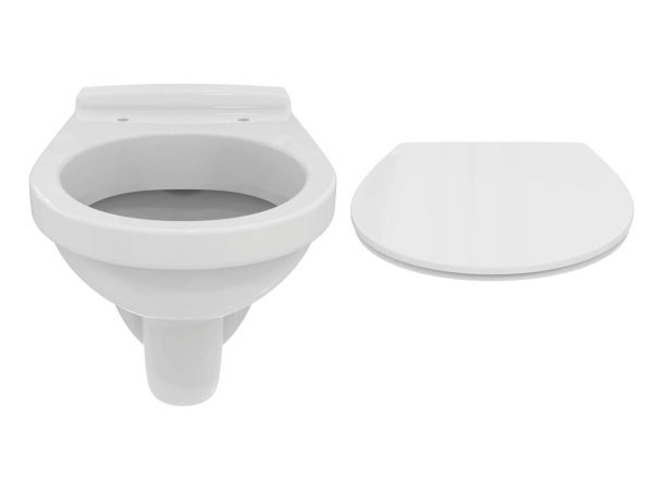 Alpha væghængt toilet m/sæde