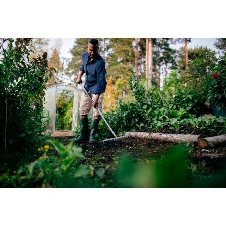Fiskars Ergonomic haverive Fiskars Ergonomic haverive med lige skaft. Billedet viser produktets fulde størrelse.