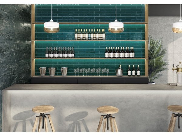 Tau Cerámica Metal flise, grøn, 60 x 120 cm