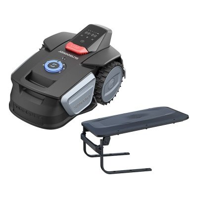 Sunseeker V1 robotplæneklipper. Produkt vises