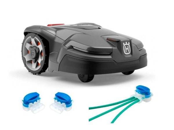 Samlemufe til kantafgrænsning 10 stk Samlemufe til kantafgrænsning 10 stk. Beregnet til robotplæneklippere. Billedet viser produkterne med hvid baggrund.