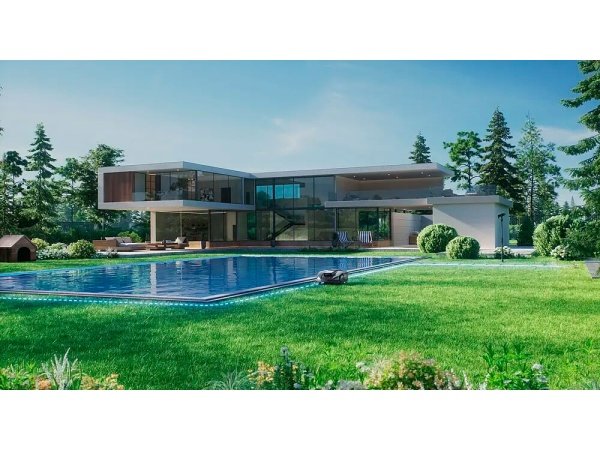 Sunseeker S5 robotplæneklipper. Produkt vises