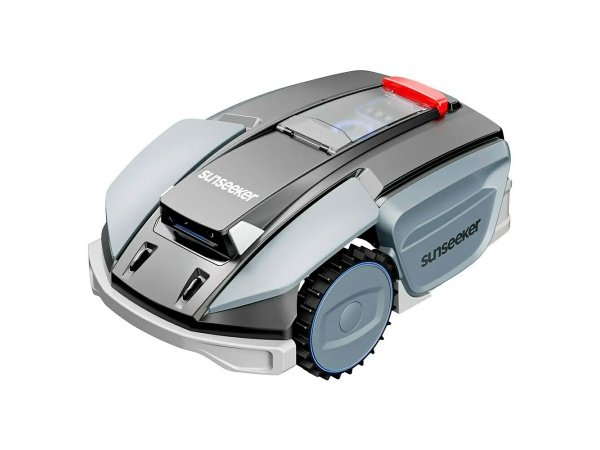 Sunseeker S5 robotplæneklipper. Produkt vises