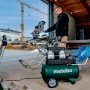 Metabo kompressor. Produkt vises i miljø med model