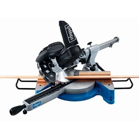 Scheppach kap-/geringssav HM254 Scheppach kap-/geringssav HM254 med kraftig 2000 W motor til alsidige snit. Billedet viser produktet med hvid baggrund.