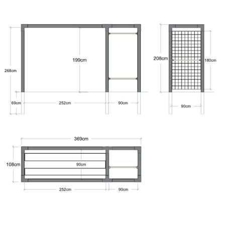 Plus Daylife espalier, tørrest