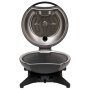 Morsø El Medio grillplade t/El Medio bordgrill. Billedet viser produktet i grill.