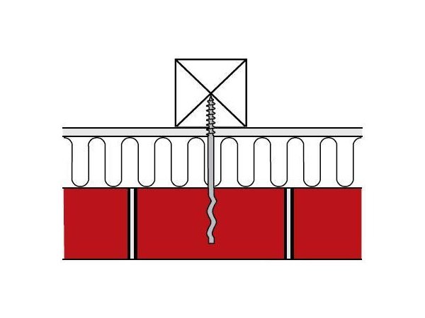 Arminox murbinder m/træskrueg.