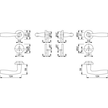 Hoppe Vitoria dørgreb