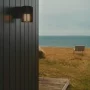 Nordlux Aludra væglampe, udendørs, sort, Seaside