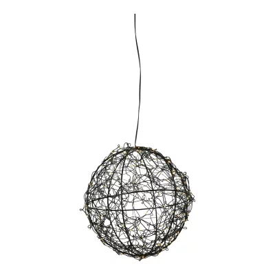 Dacore metalkugle m/80 LED-lys. Produkt vises