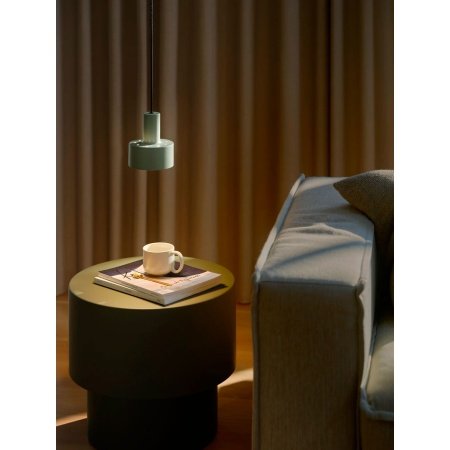 Nordlux Matis Pendel  Nordlux Matis Pendel støvet grøn. Billedet viser produktet med hvid baggrund.