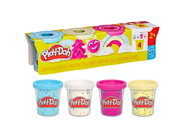 Play-Doh 4-pak modellervoks. Produkt vises samlet