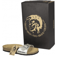 Diesel sandal mat sølv Diesel sandal mat sølv