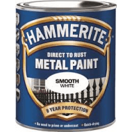 Hammerite glat hvid 750 ml Hammerite glat hvid 750 ml