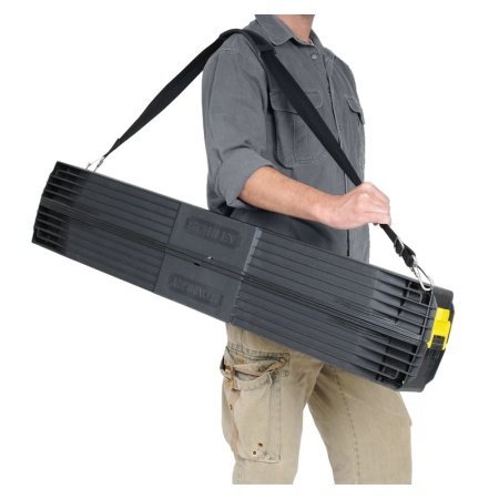 Stanley foldbar savbuk 2 stk. Stanley foldbar savbukke med skulderstrop. Billedet viser produktet med hvid baggrund.