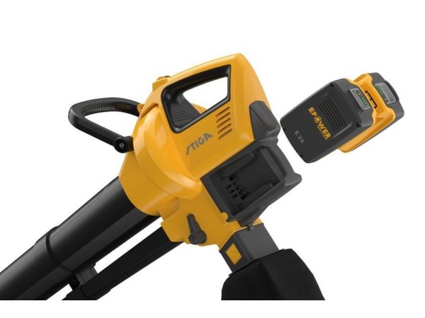 Stiga akku løvblæser/suger