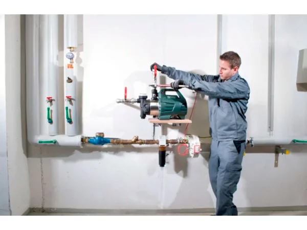 Metabo husvandværk, produkt set forfra
