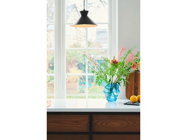 Sort Nordlux Dial 25 pendel med baldakin. Billedet viser produktet med hvid baggrund.