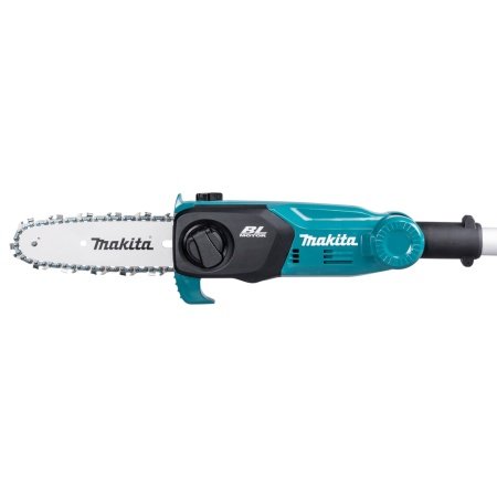 Makita stangsav DUA200Z Makita stangsav DUA200Z 18V SOLO, 200 mm. Billedet viser hele produktet med hvid baggrund.
