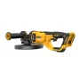Dewalt akku vinkelsliber. Produkt vises fra siden