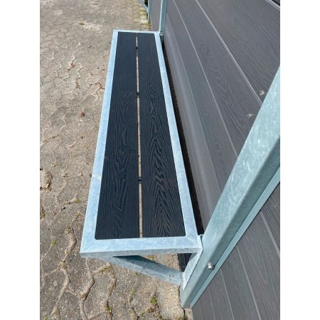Wimex hegnsbænk sort Wimex hegnsbænk sort 407 x 390 x 1908 mm
