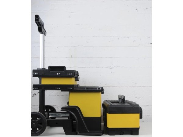 Stanley værkstedsvogn gul/sort