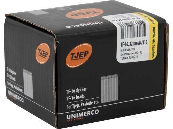 Tjep dykker rustfri A4 TF16