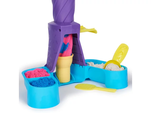 Kinetic Sand isvaffelsæt. Produkt vises i indpakning
