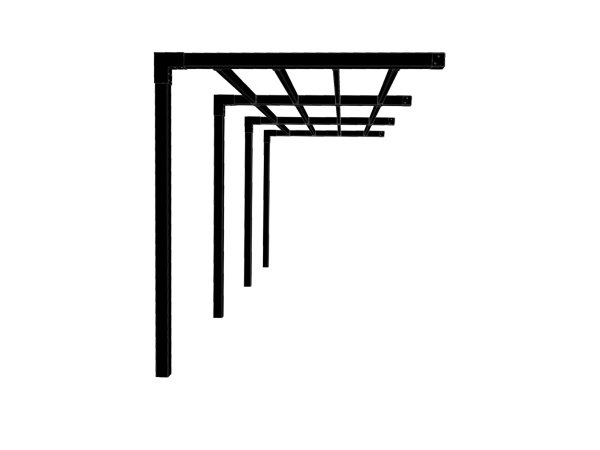 Plus Arcade Pergola model 4 Plus Arcade Pergola model 4, produkt set fra siden