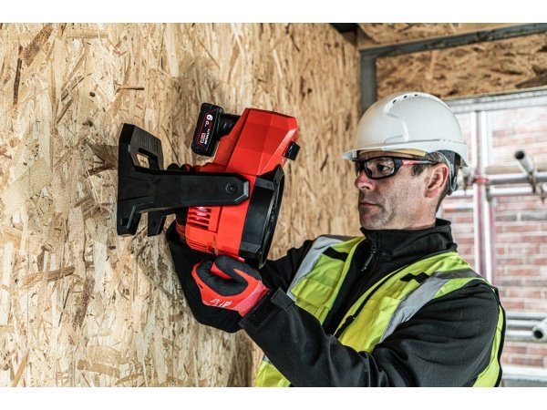 Milwaukee bordventilator M12 AF-0. Billedet viser produkt forfra.