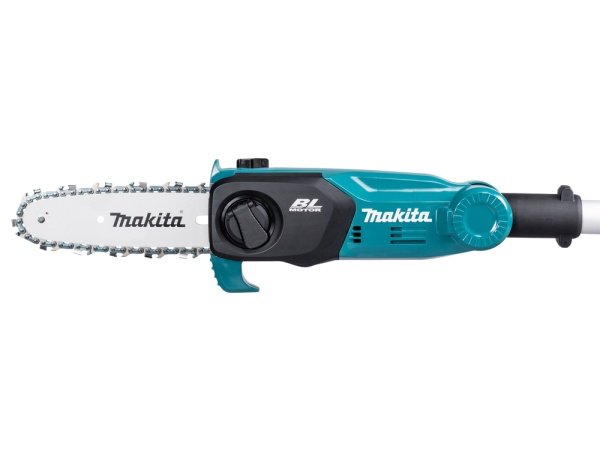 Makita stangsav DUA200Z 18V SOLO, 200 mm. Billedet viser hele produktet med hvid baggrund.