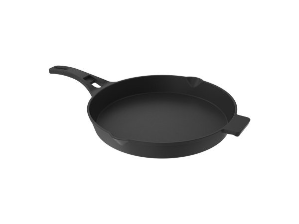 Nexgrill Protouch stegepande Nexgrill Protouch stegepande i støbejern. Billedet viser produktet fra siden.